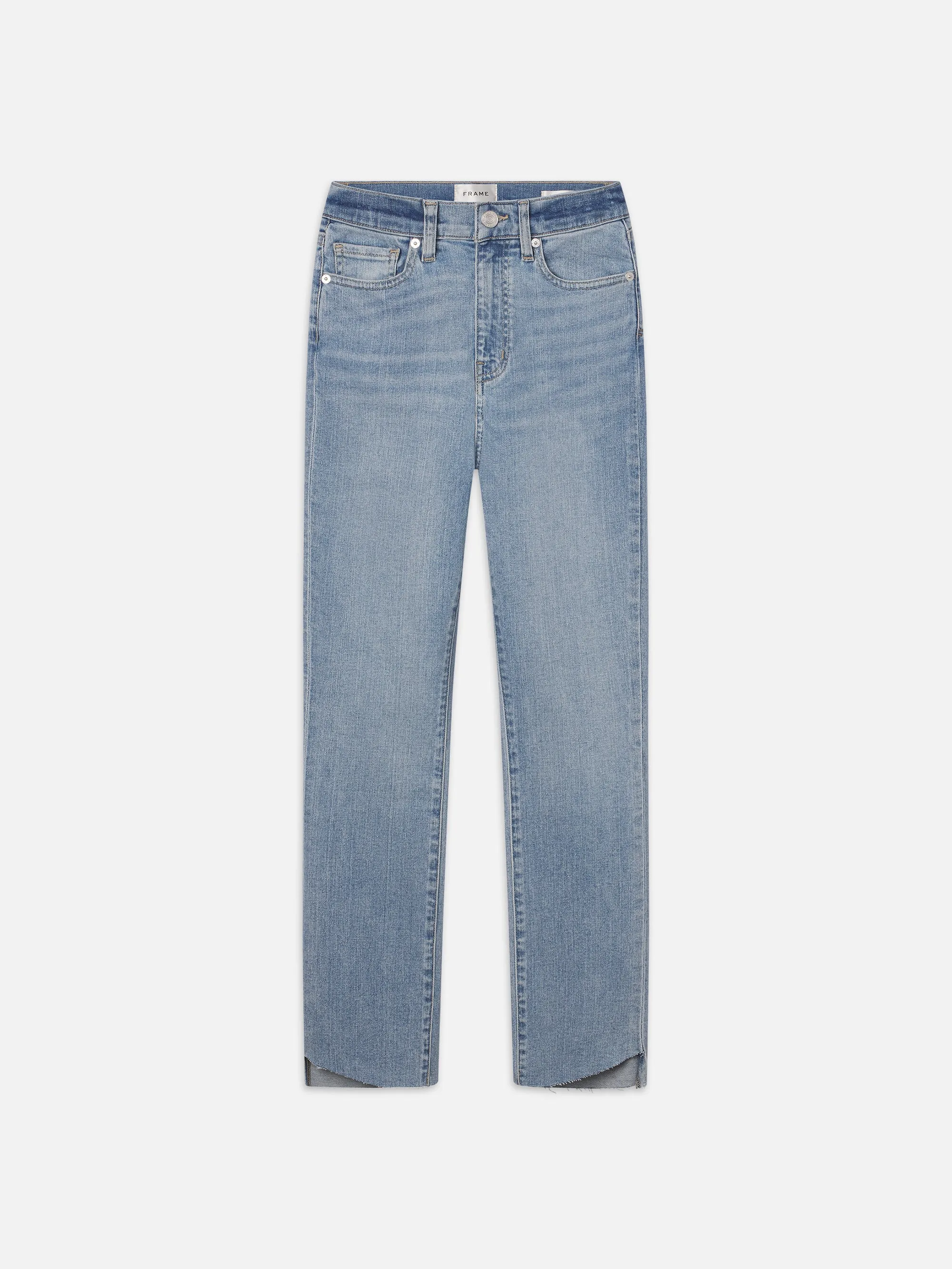 Le High Straight Cascade Hem -- Blue Springs sold by Frame Denim