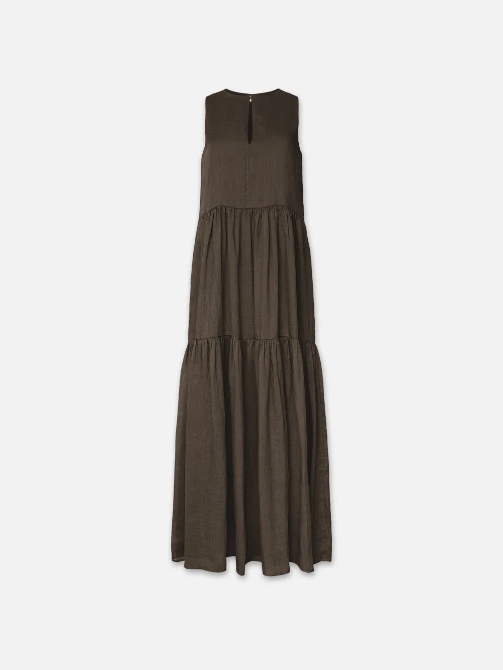 Sleeveless Tiered Maxi -- Cypress sold by Frame Denim