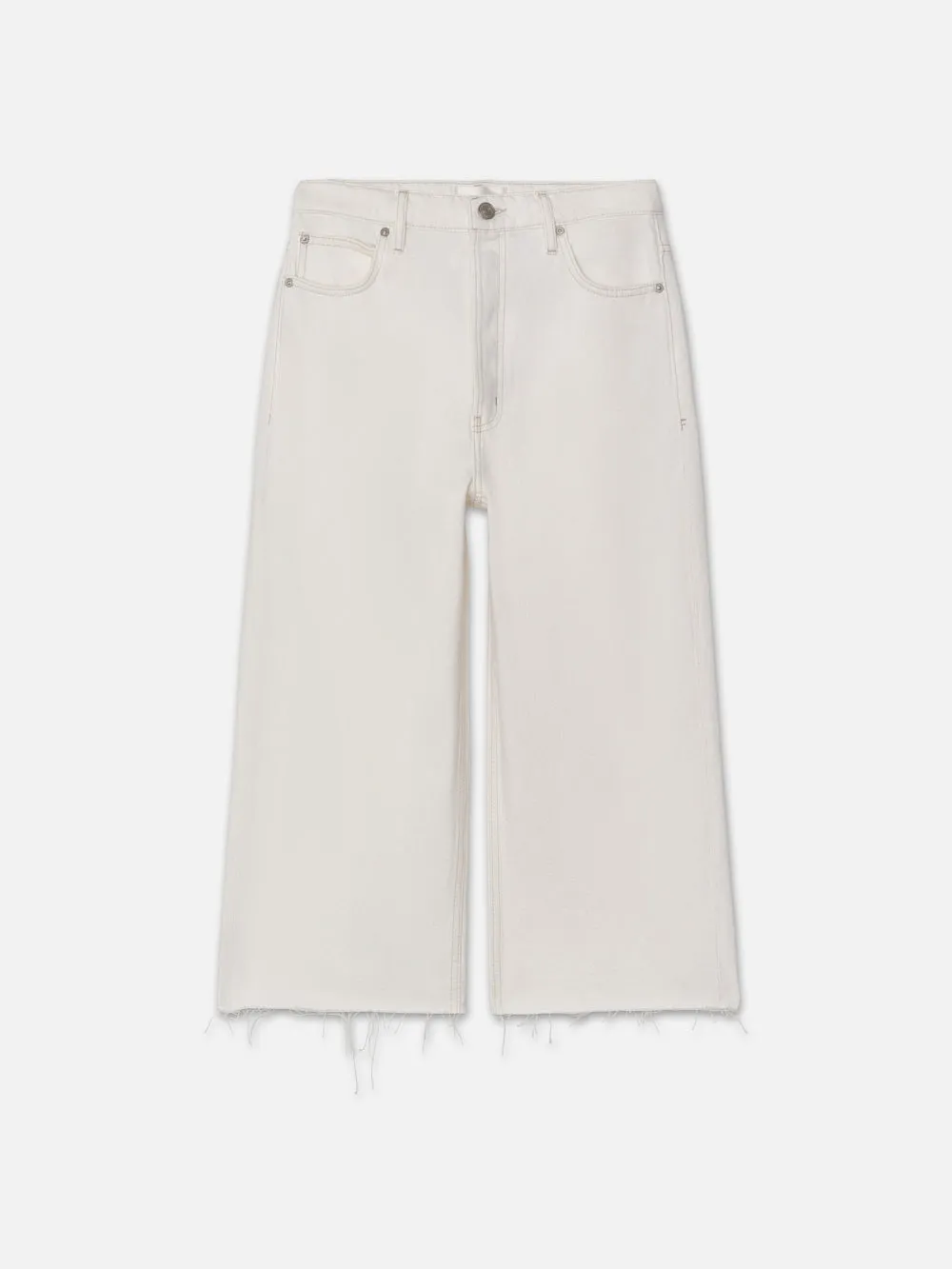 High Rise Easy Capri -- Au Natural Clean sold by Frame Denim
