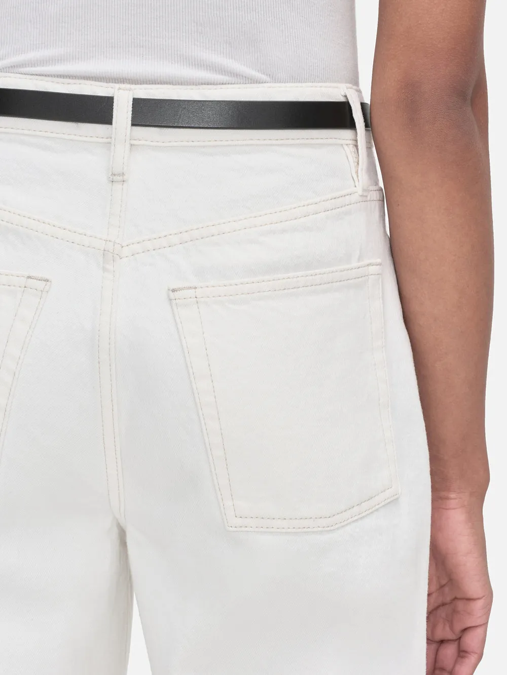 High Rise Easy Capri -- Au Natural Clean sold by Frame Denim product image thumbnail 3