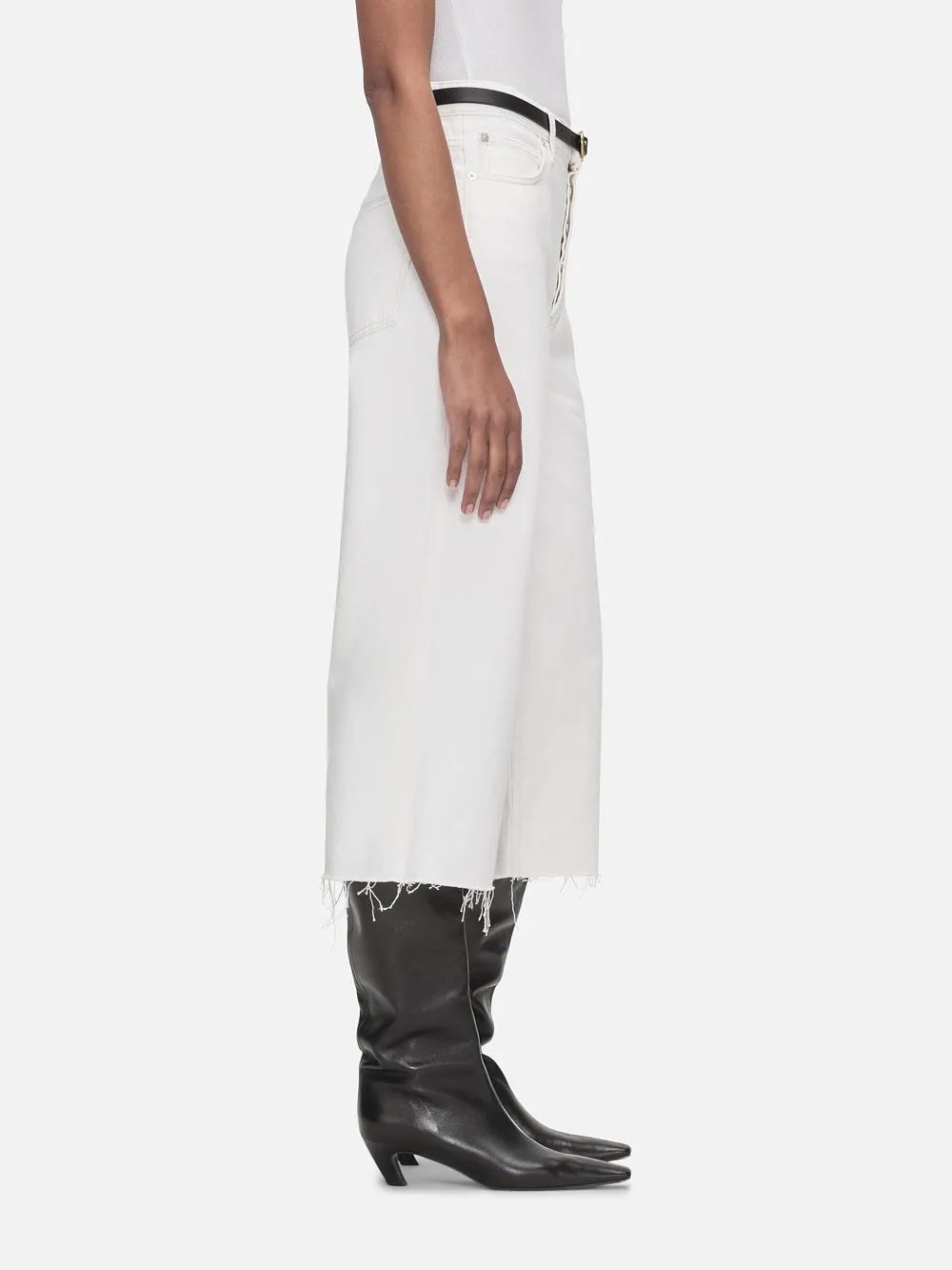 High Rise Easy Capri -- Au Natural Clean sold by Frame Denim product image thumbnail 4
