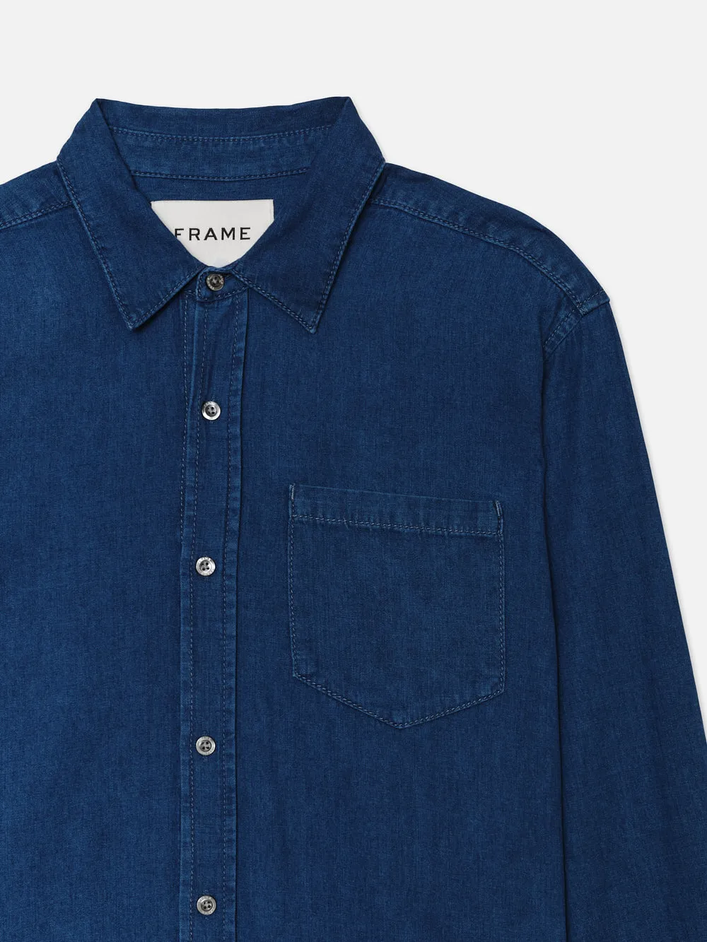 Chambray Shirt -- Darkland sold by Frame Denim product image thumbnail 2