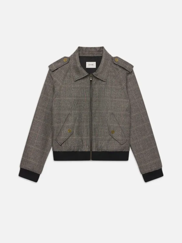 Modern Bomber Jacket -- Brown Multi sold by Frame Denim