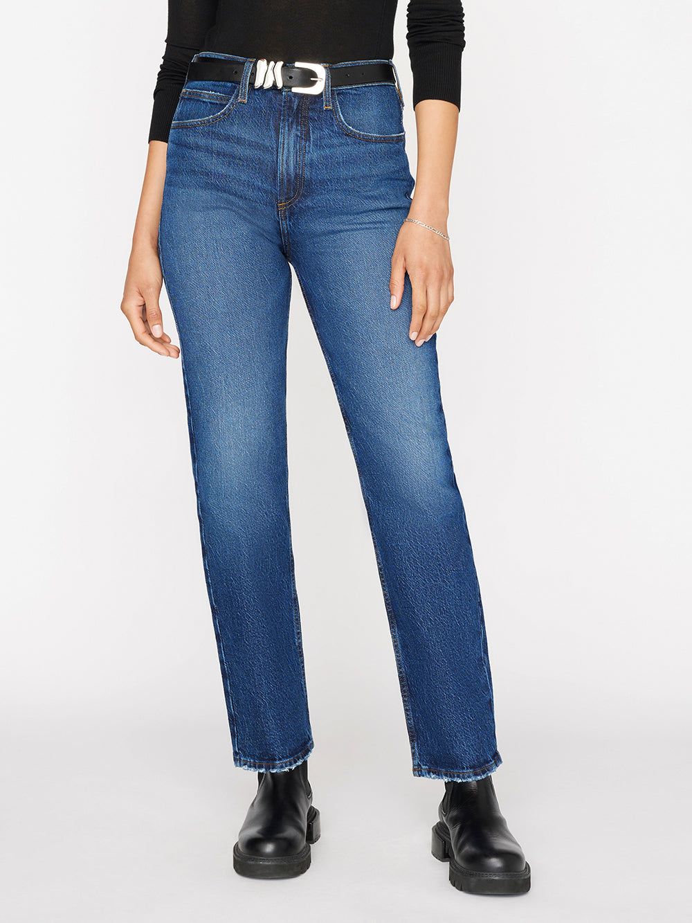 Le High 'N' Tight Straight -- Hallam sold by Frame Denim