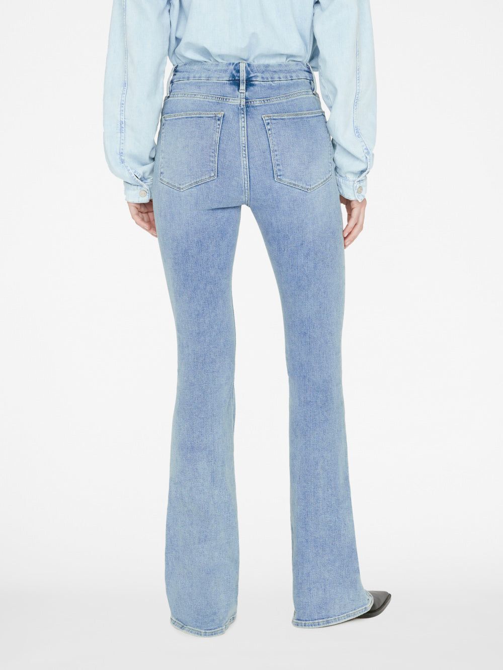 Le Super High Flare -- Jadite sold by Frame Denim product image thumbnail 8
