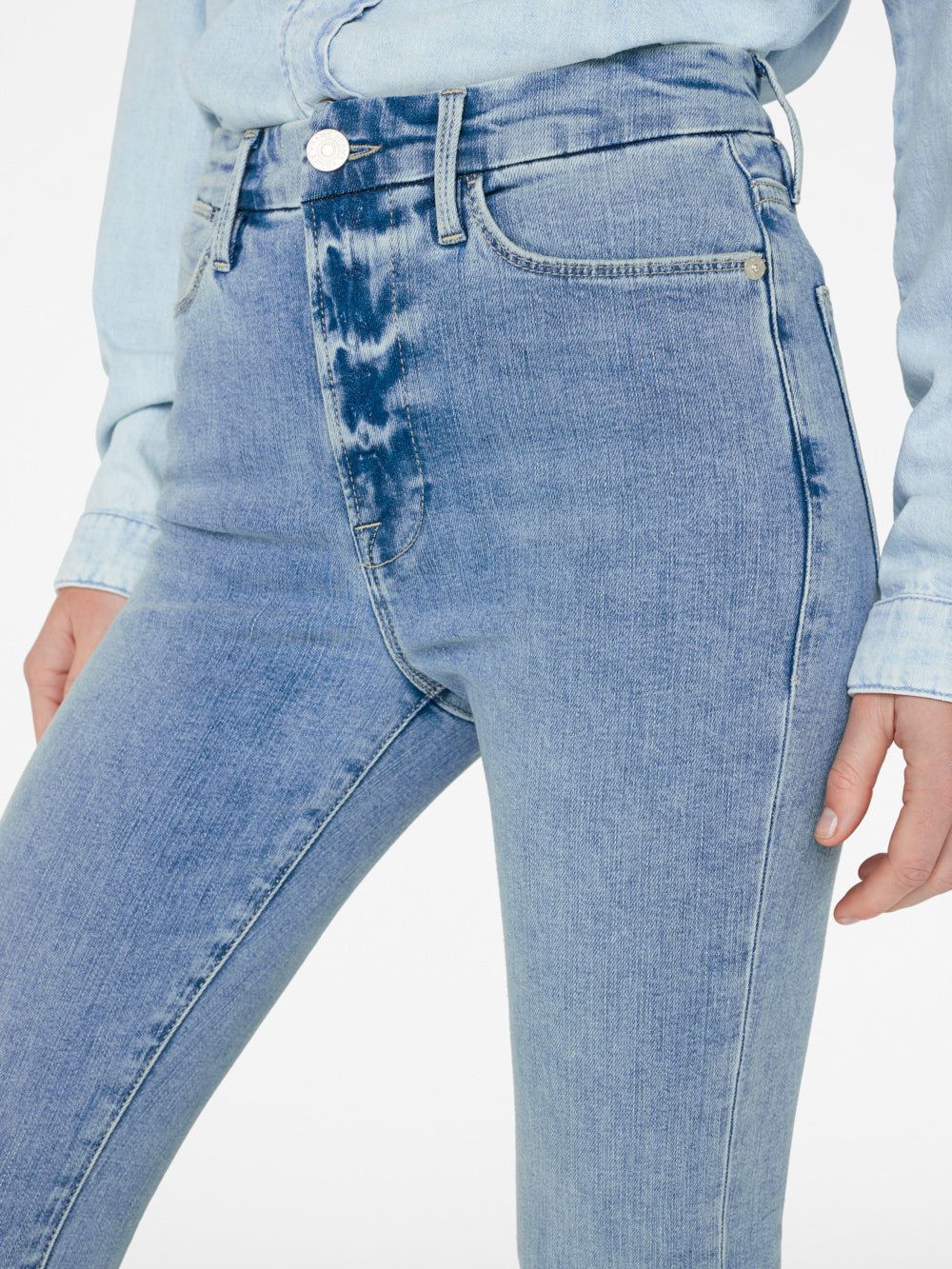 Le Super High Flare -- Jadite sold by Frame Denim product image thumbnail 6