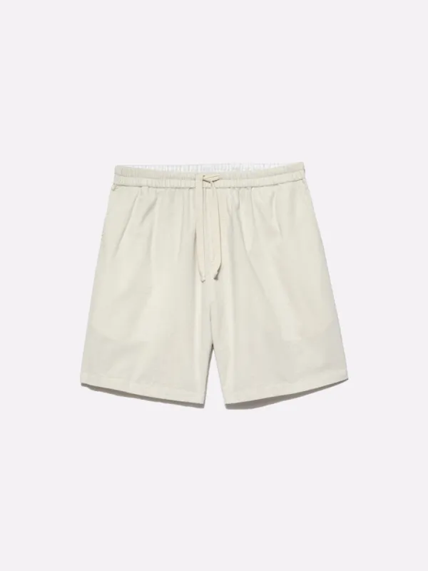 Light Weight Cord Shorts -- White Beige sold by Frame Denim