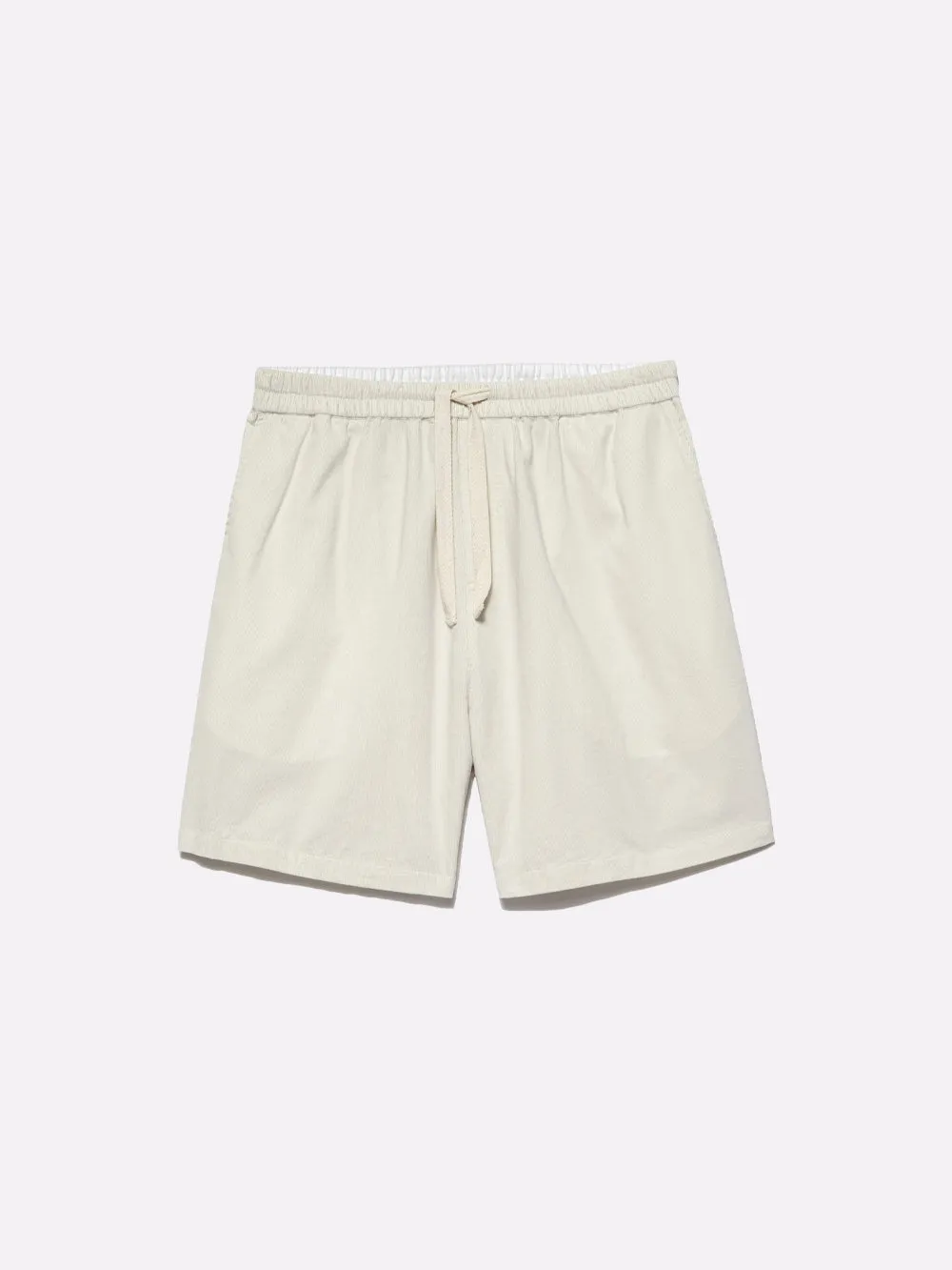 Light Weight Cord Shorts -- White Beige sold by Frame Denim