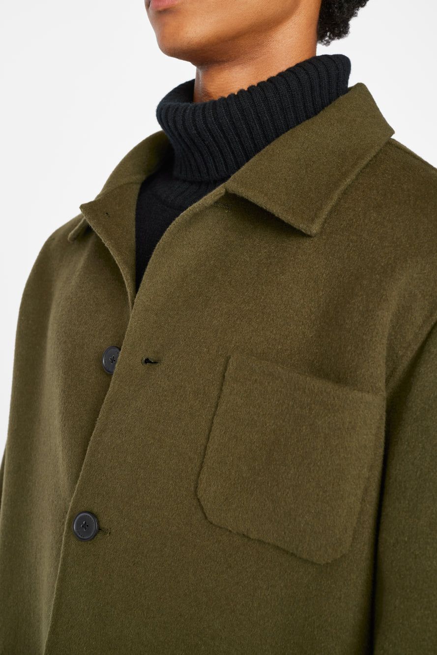 Double Face Wool Jacket -- Olive Green sold by Frame Denim product image thumbnail 4