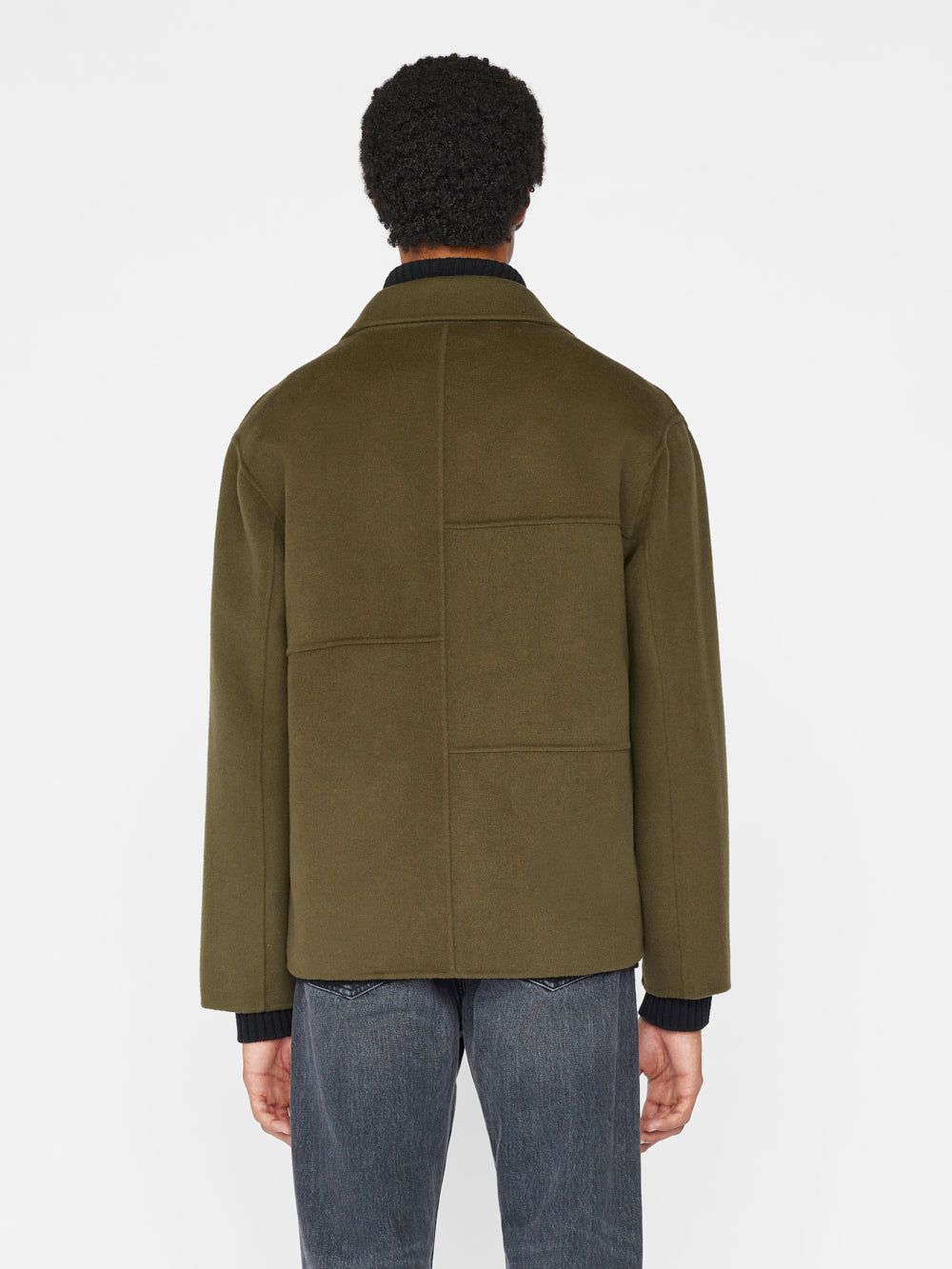 Double Face Wool Jacket -- Olive Green sold by Frame Denim product image thumbnail 7