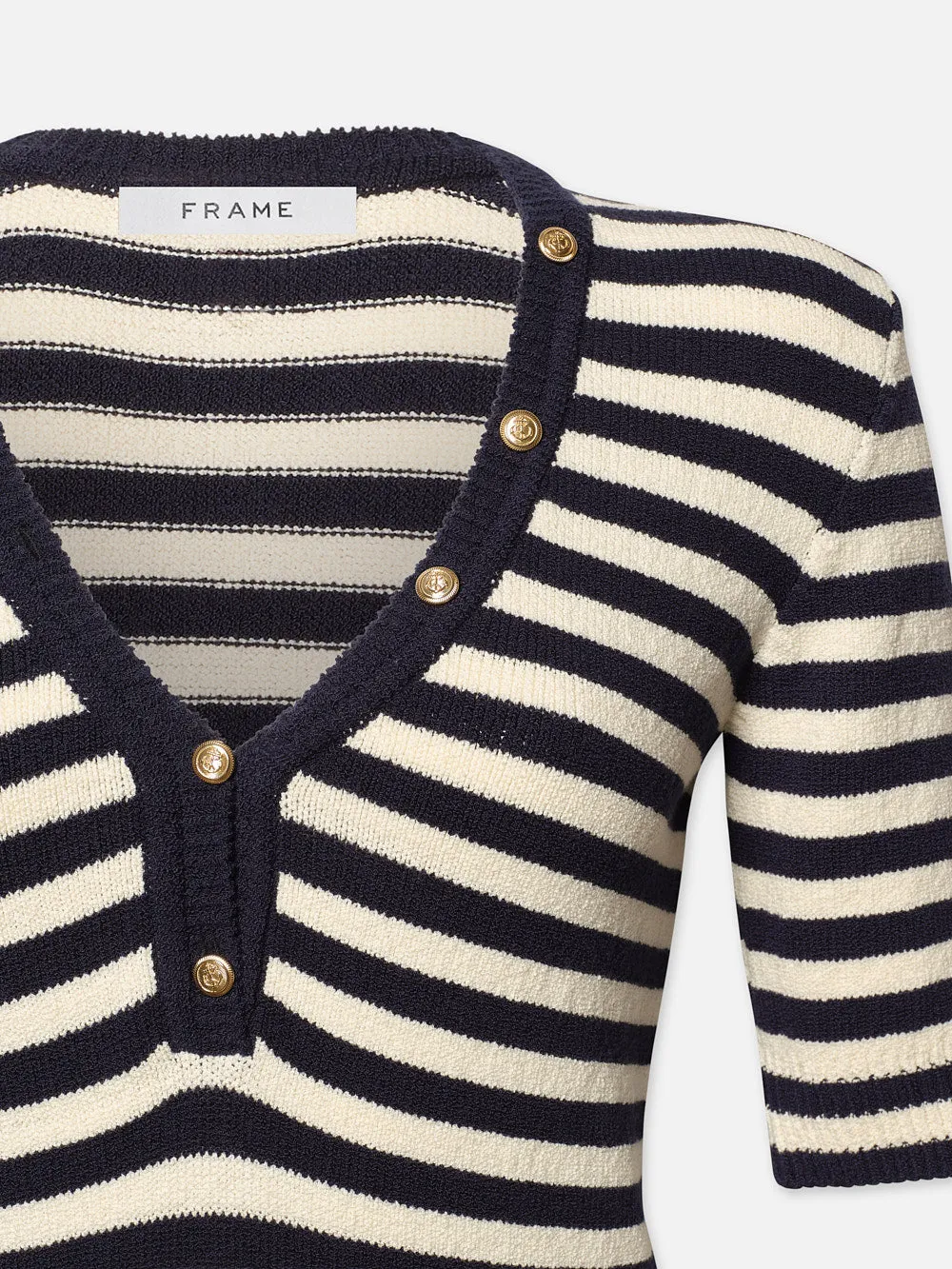 Femme Mariner Sweater -- Navy Multi sold by Frame Denim product image thumbnail 3