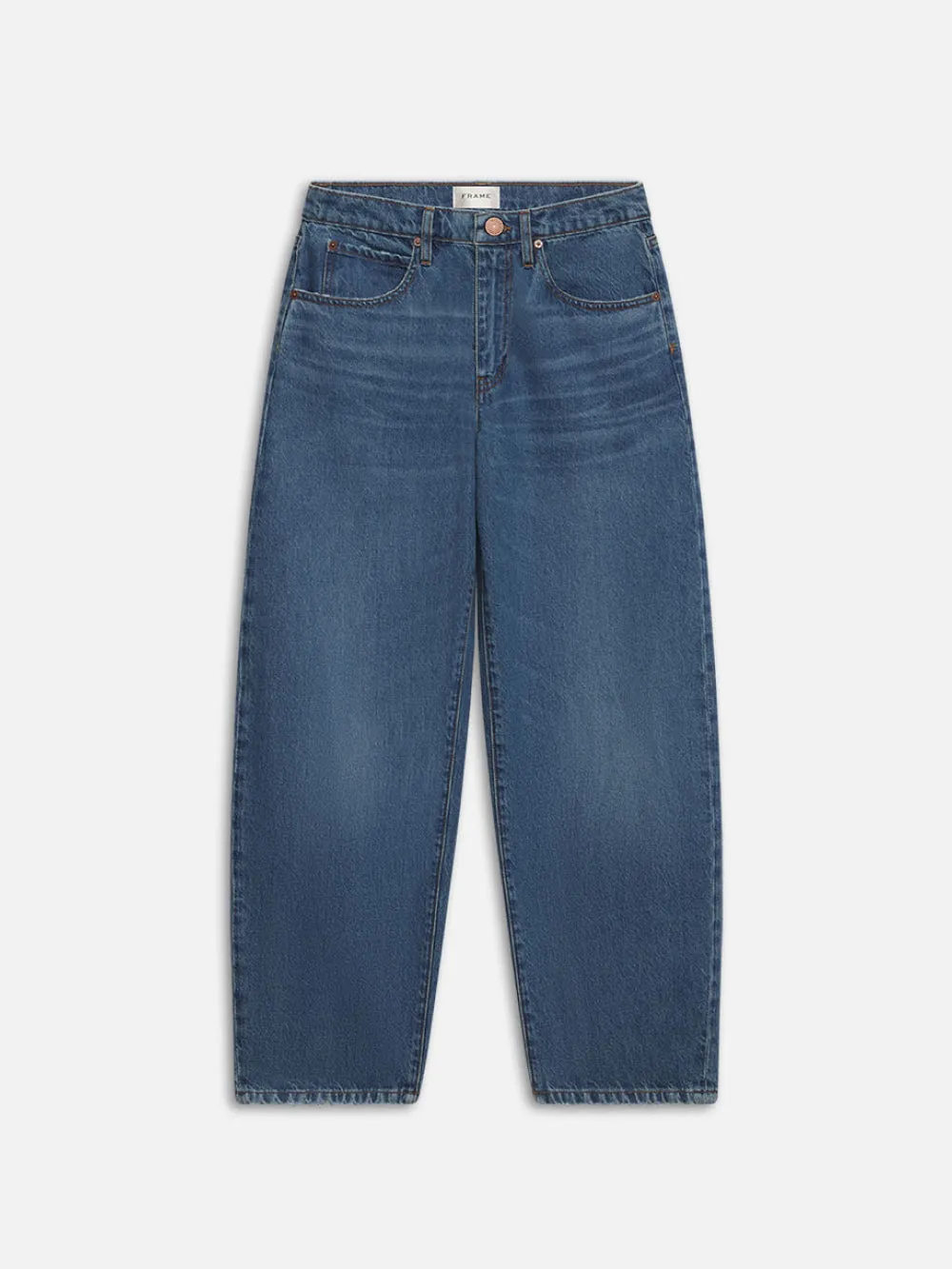 Low Slung Barrel -- Caramia sold by Frame Denim