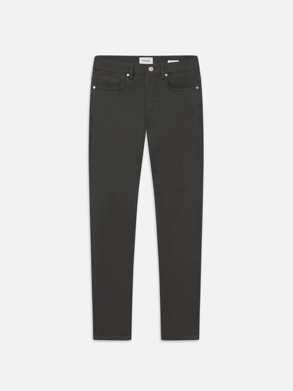 L'Homme Slim Twill -- Dark Charcoal sold by Frame Denim