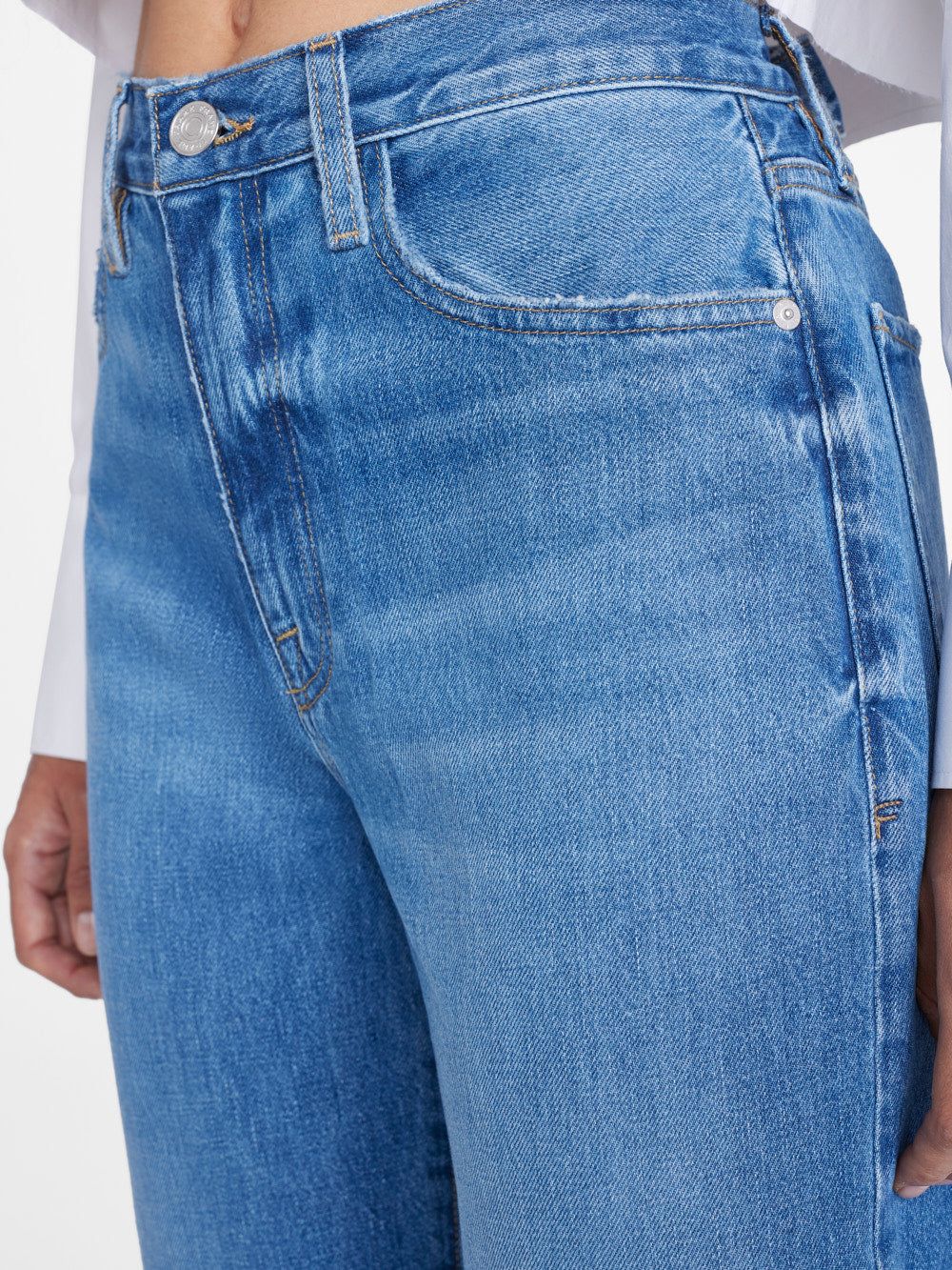 Le Jane Crop -- Del Amo Grind sold by Frame Denim product image thumbnail 3