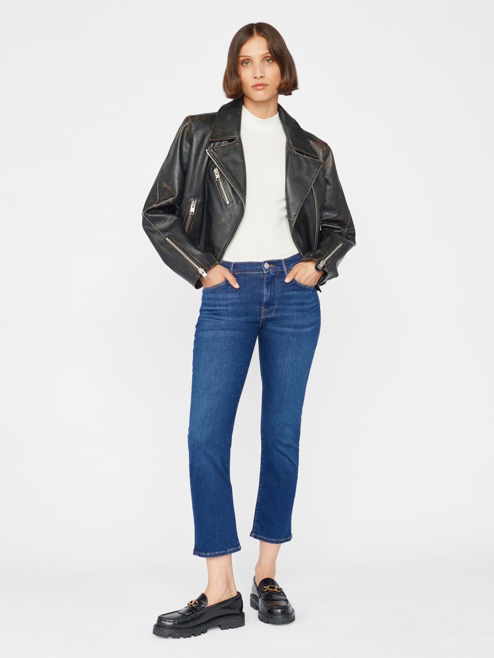 Le Shape High Straight -- Stover sold by Frame Denim product image thumbnail 3