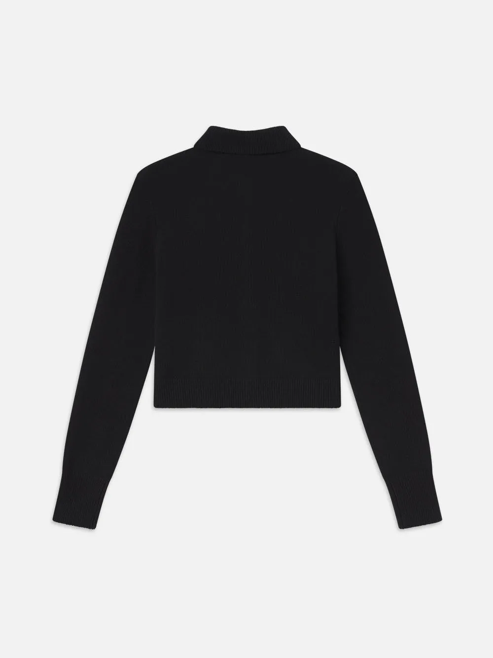 Shrunken Cashmere Cardi -- Black sold by Frame Denim product image thumbnail 4