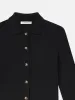 Shrunken Cashmere Cardi -- Black sold by Frame Denim
