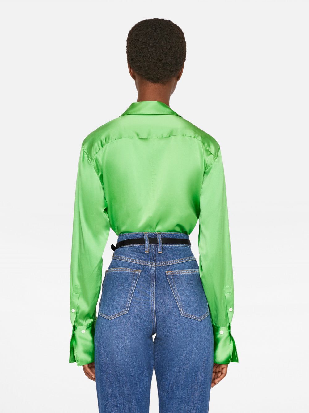 The Standard Shirt -- Bright Peridot sold by Frame Denim product image thumbnail 6