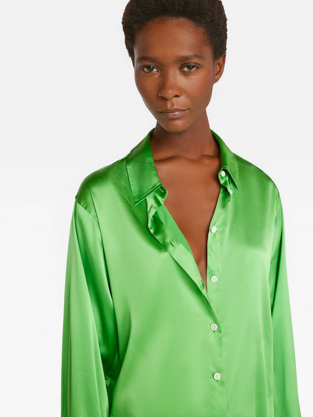 The Standard Shirt -- Bright Peridot sold by Frame Denim product image thumbnail 3