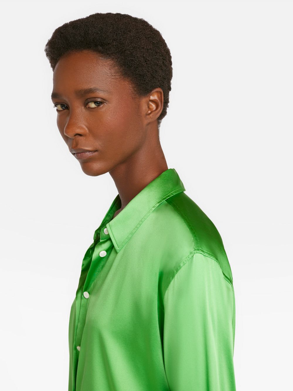 The Standard Shirt -- Bright Peridot sold by Frame Denim product image thumbnail 7