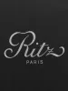 Ritz Men's Cropped Relaxed T Shirt -- Black sold by Frame Denim