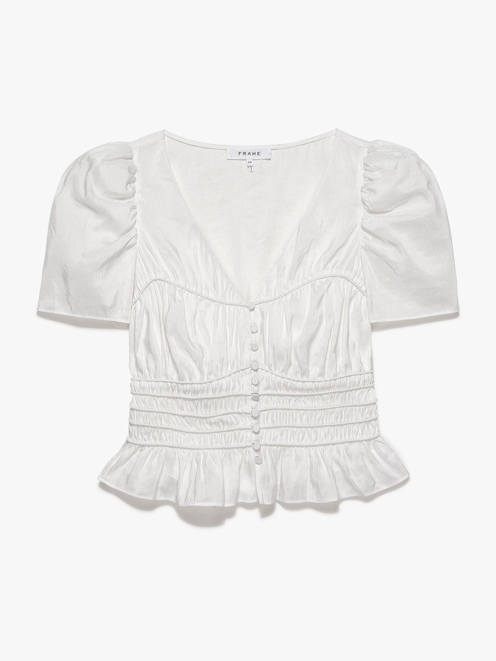 Corded Covered Shoulder Top -- Blanc sold by Frame Denim product image thumbnail 8