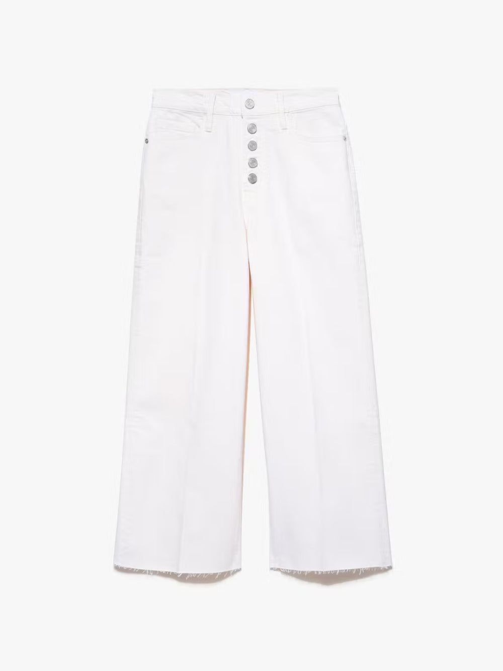 Ali High Rise Wide Crop -- Au Natural sold by Frame Denim