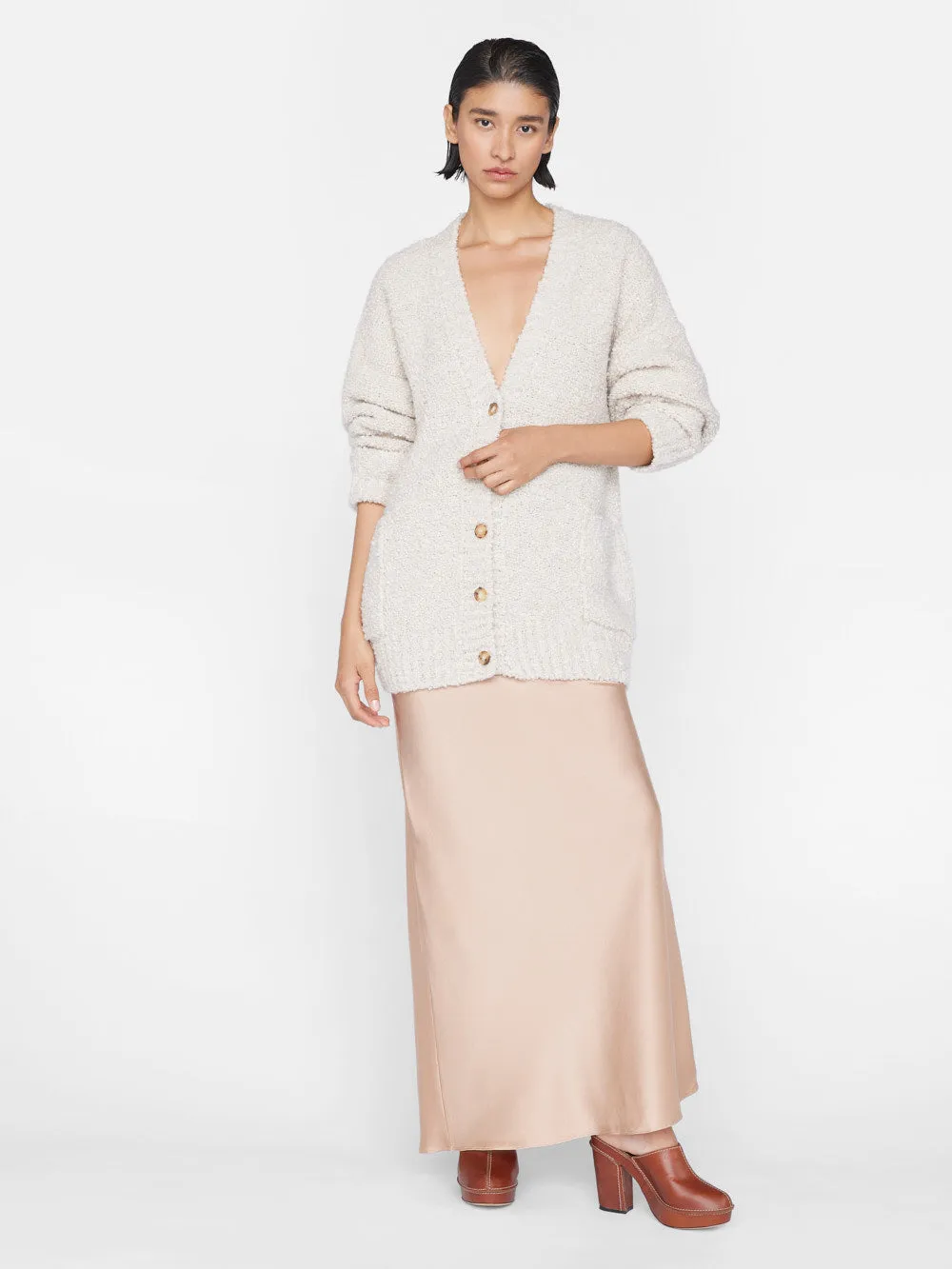 Boucle Cardi -- Oatmeal Heather sold by Frame Denim product image thumbnail 5