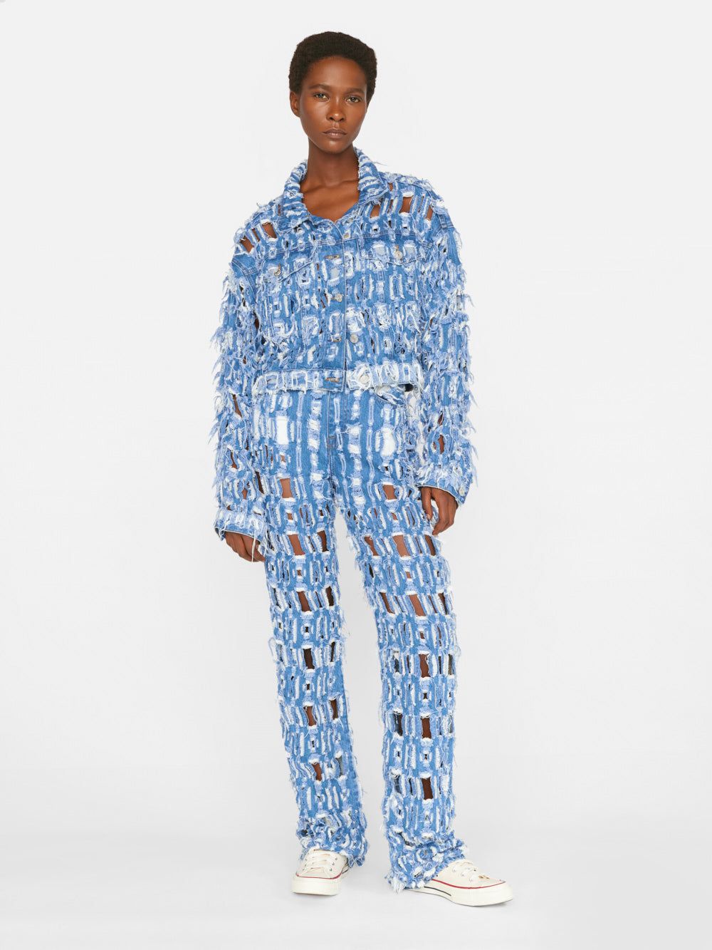 Le Jane -- Blueprint Frays sold by Frame Denim product image thumbnail 4