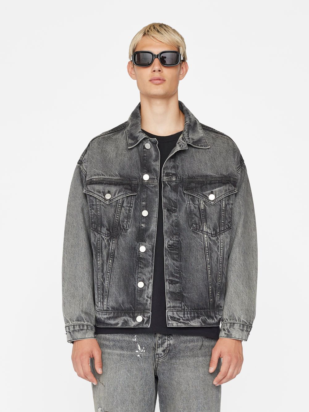 L'Homme Oversized Jacket -- Motley sold by Frame Denim product image thumbnail 3