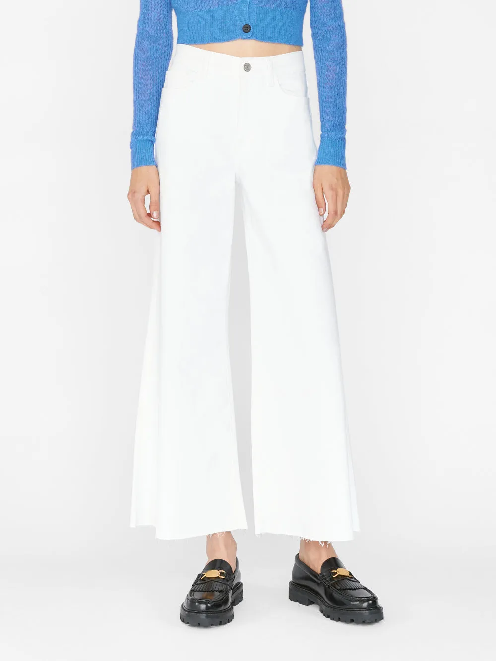 Le Palazzo Crop -- Blanc sold by Frame Denim product image thumbnail 2