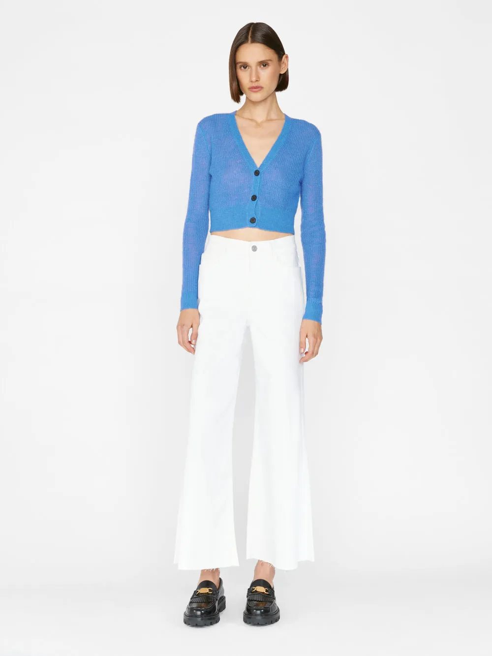 Le Palazzo Crop -- Blanc sold by Frame Denim product image thumbnail 3