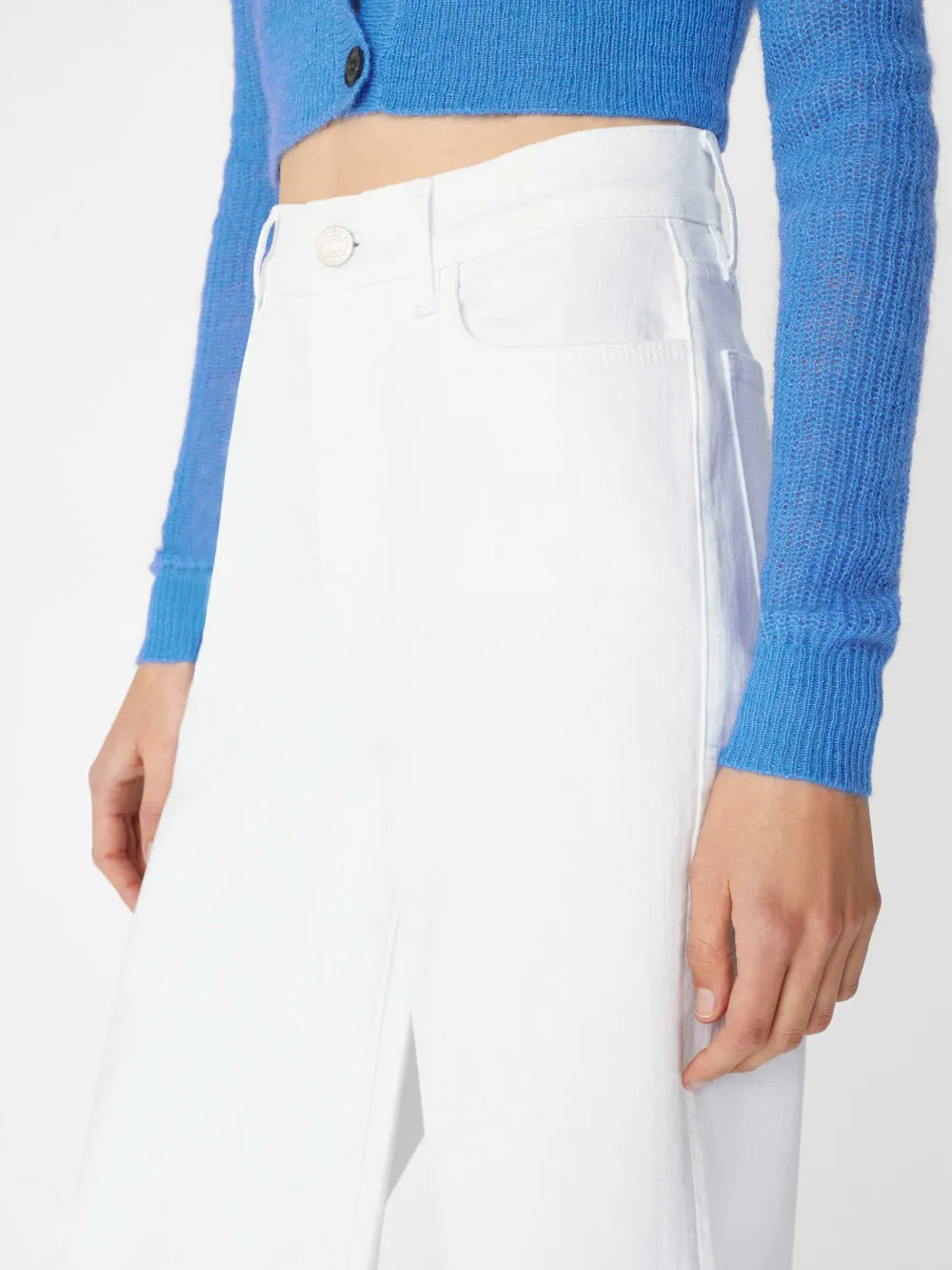 Le Palazzo Crop -- Blanc sold by Frame Denim product image thumbnail 4