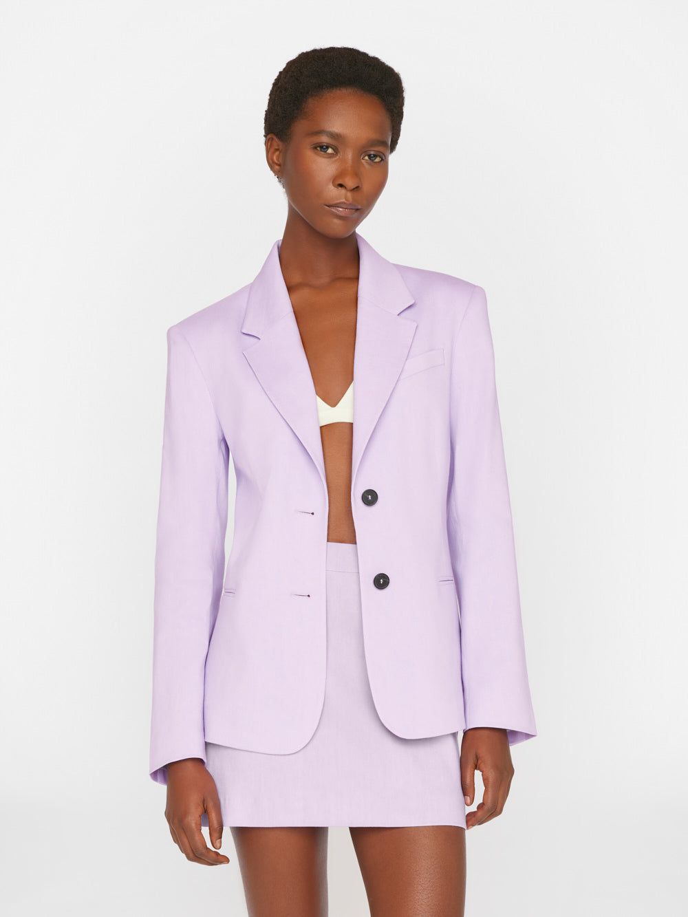 The Femme Blazer -- Lilac sold by Frame Denim product image thumbnail 2