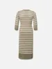 Lurex Stripe Dress -- Gold Multi sold by Frame Denim