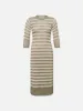 Lurex Stripe Dress -- Gold Multi sold by Frame Denim