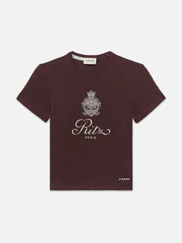 Ritz Women's Tee -- Bordeaux sold by Frame Denim