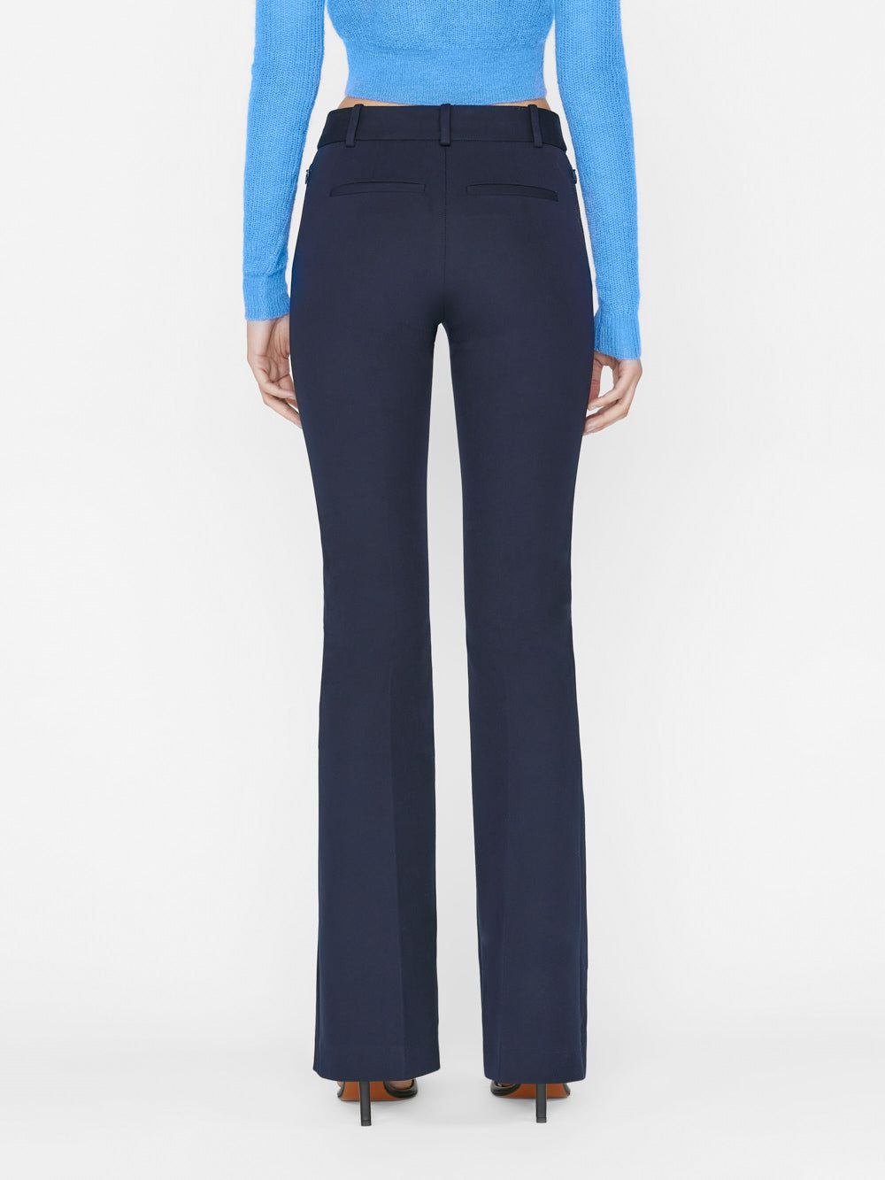 Le High Flare Trouser -- Navy sold by Frame Denim product image thumbnail 5