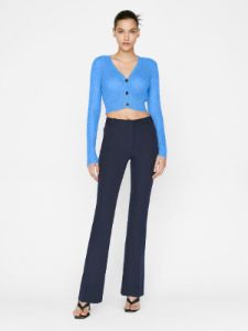 Le High Flare Trouser -- Navy sold by Frame Denim