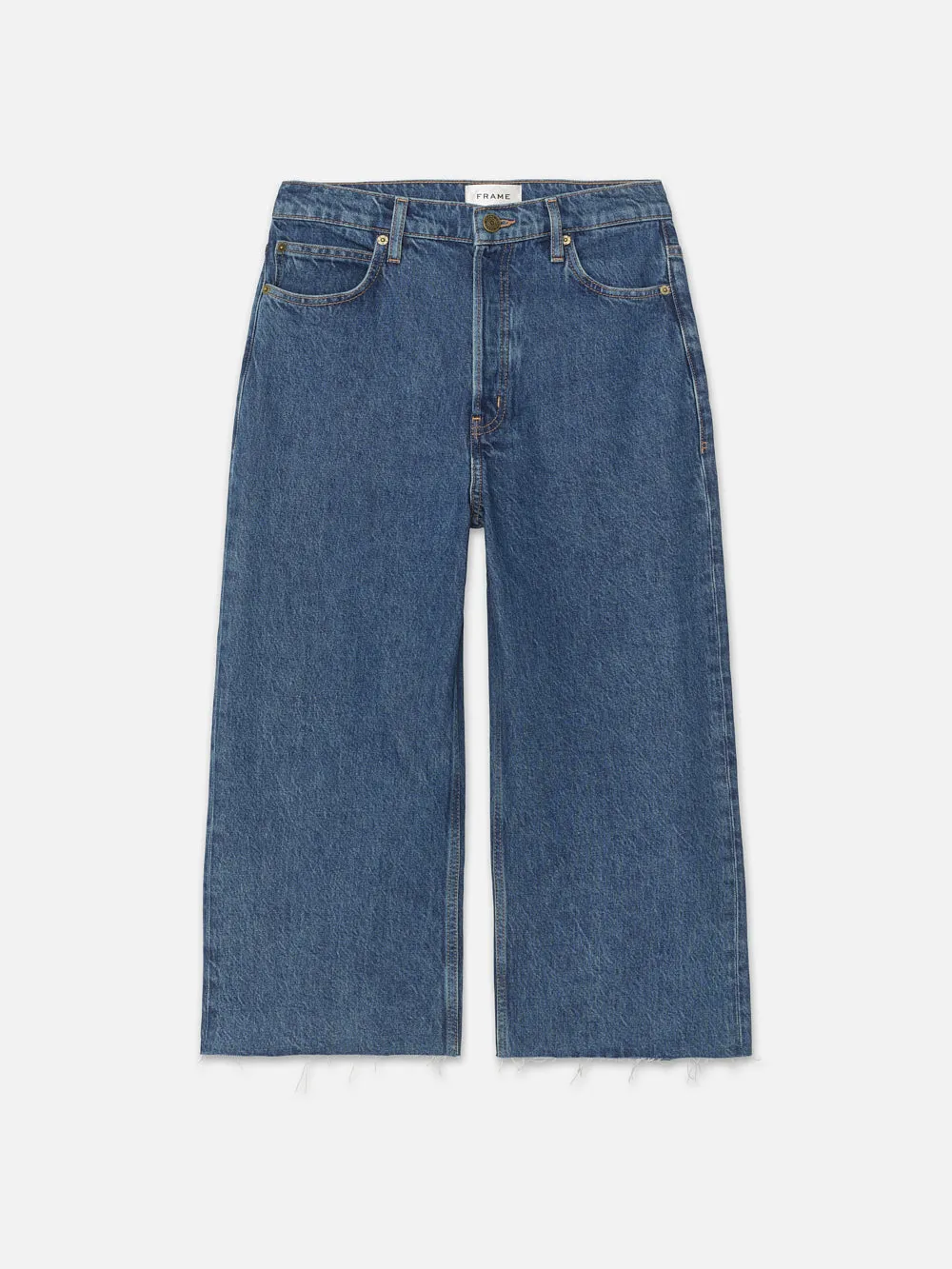 High Rise Easy Capri -- Wren sold by Frame Denim