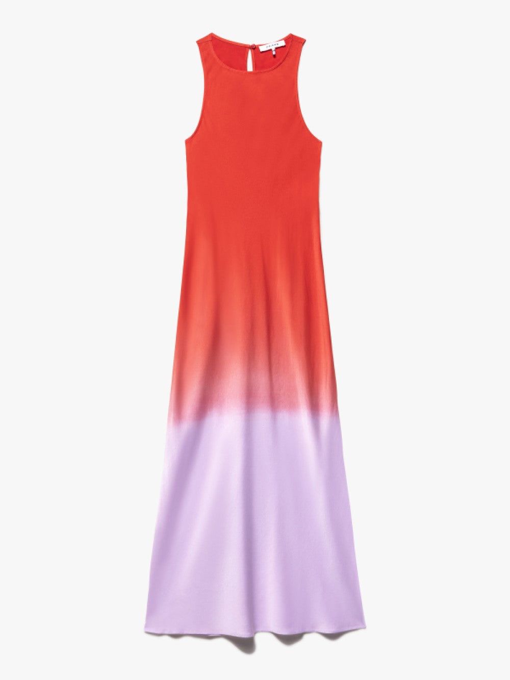 Bias Dip Dye Midi Dress -- Red Orange Multi sold by Frame Denim product image thumbnail 8