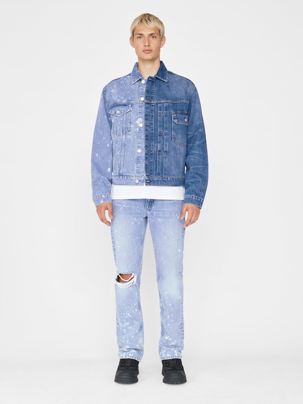 Half x Half Jacket -- Cole Duo sold by Frame Denim