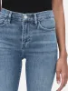 Le High Straight Long -- Daphne Blue sold by Frame Denim