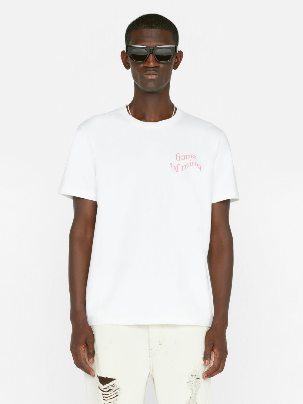 Graphic Tee -- Blanc Pop Rose sold by Frame Denim product image thumbnail 3