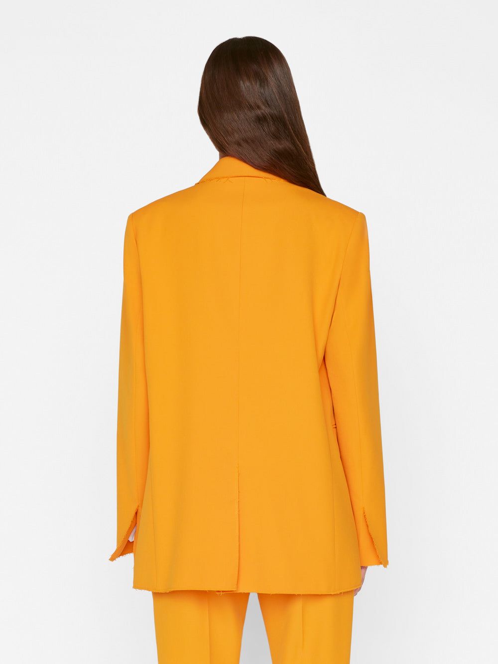 Oversized Raw Edge Blazer -- Nectarine sold by Frame Denim product image thumbnail 7