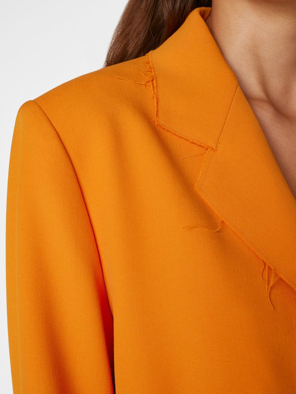 Oversized Raw Edge Blazer -- Nectarine sold by Frame Denim product image thumbnail 4