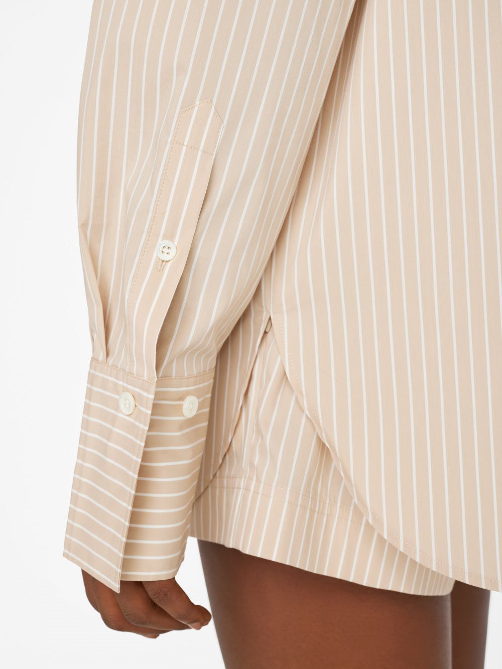 The Oversized Shirt -- Sand Multi sold by Frame Denim product image thumbnail 4