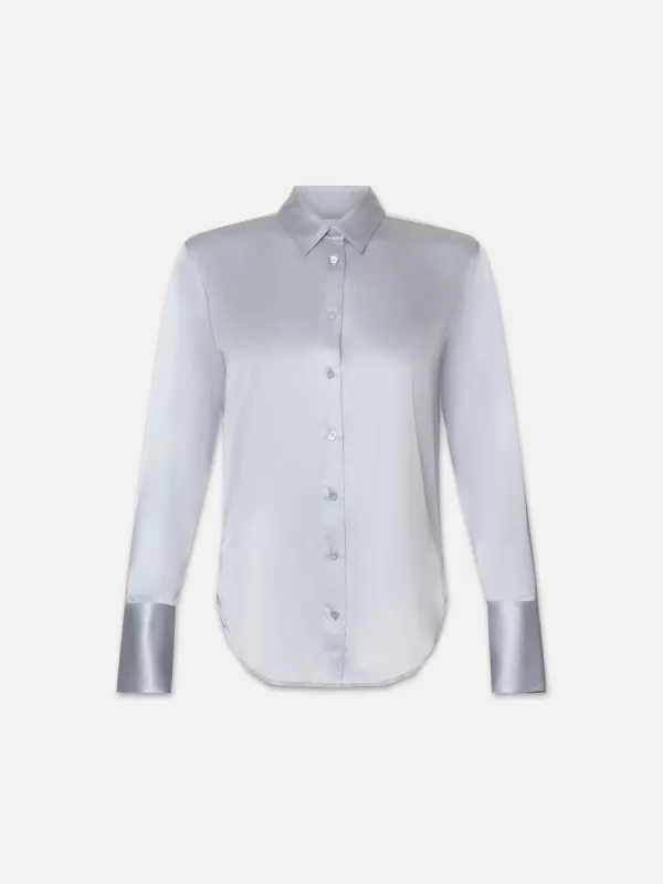 The Standard Shirt -- Denim Blue sold by Frame Denim