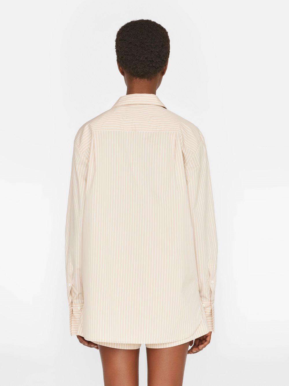 The Oversized Shirt -- Sand Multi sold by Frame Denim product image thumbnail 7