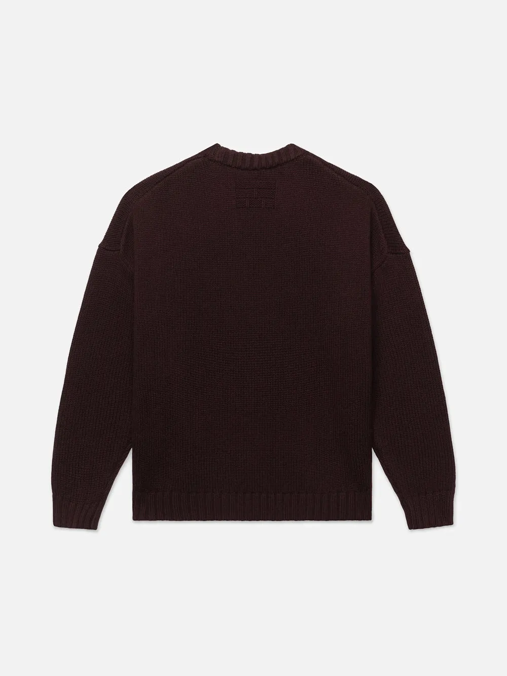 Ritz Unisex Cashmere Sweater -- Bordeaux sold by Frame Denim product image thumbnail 3